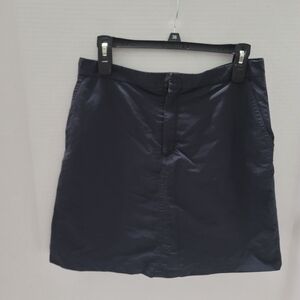 Banana Republic Nylon Classic Black Women's Skort Size 8
